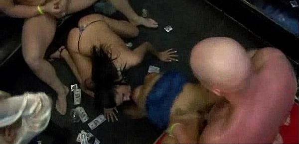  Lustful men fuck girls in ass in club